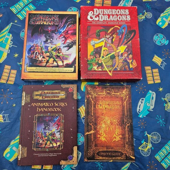 Dungeons and Dragons Complete Animated Series 5 DVD Set Handbook Guide Box 2006 - Picture 1 of 15